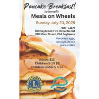 Pancake Breakfast to Benefit Meals on Wheels