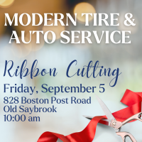 Ribbon Cutting at Modern Tire & Auto Service