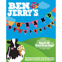Free Cone Day! Ben & Jerry's Grand Reopening