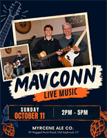 Live Music by MavConn, Craft Beer by Myrcene