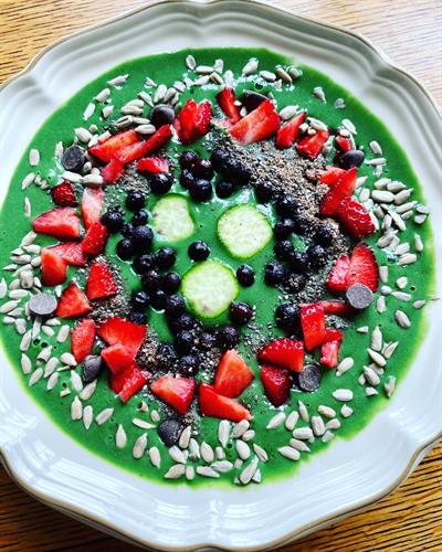 Organic Green Superfood Smoothie Bowl