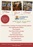 Plan Your Holiday event at Saybrook Point
