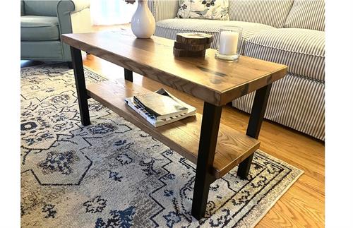 Custom Wood & Metal Table