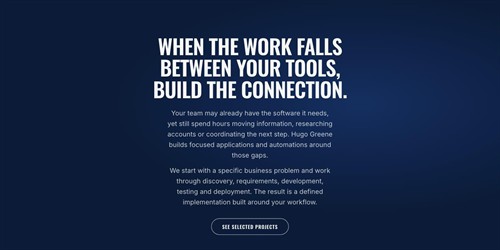 Custom applications and automation built around how your team works