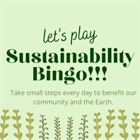 Play Sustainability Bingo with The Rockfall Foundation!