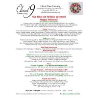 Cloud Nine Catering Offers Holiday Packages