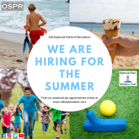 Old Saybrook Parks & Recreation is Hiring!
