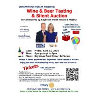 Old Saybrook Rotary Presents: Wine & Beer Tasting & Silent Auction