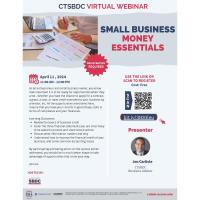 CTSBDC Virtual Webinar: Small Business Money Essentials