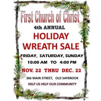 First Church of Christ Hosts 4th Annual Holiday Wreath Sale