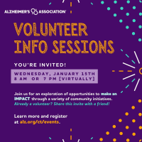 Alzheimer's Association Volunteer Info Sessions