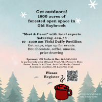 Hot Chocolate Meet and Greet for Old Saybrook's Trail and Forests