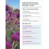 Marketing VIP Day for Small Business Owners Who Want It Done Right—and Fast