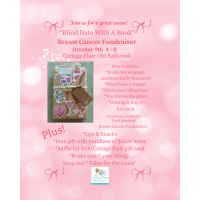 Cottage Flair Hosts “Blind Date With a Book” Breast Cancer Fundraiser
