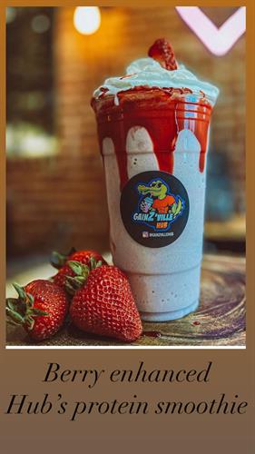 Berry Enhanced- Strawberry cream ENHANCED delight! 24g of protein | 260 calories 