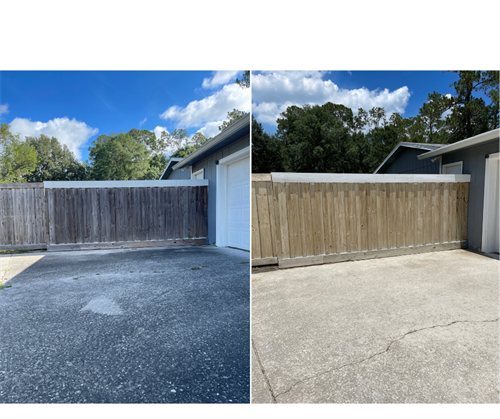 Driveway and Fence Cleaning