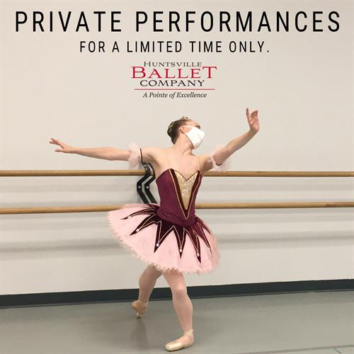 Private Performances from October 21-December 19