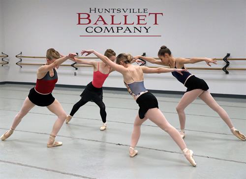 Huntsville Ballet Company performance rehearsal