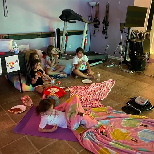 Yoga and a movie - kid's yoga event