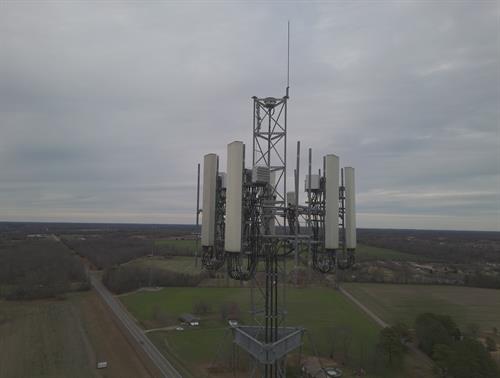 Cell phone tower near Ardmore