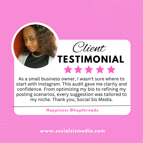 client's testimonial 