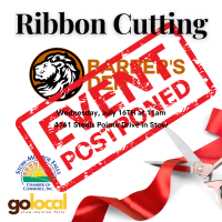 Postponed - RIBBON CUTTING - The Barbers Den