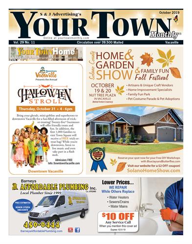 With 7 unique local editions, Your Town Monthly® is the premier direct mail magazine from the East San Francisco Bay Area to the West Sacramento Valley. Over 3.2 million distributed to mailboxes in the Tri-Valley, Diablo Valley, Solano County and surrounding areas every year.