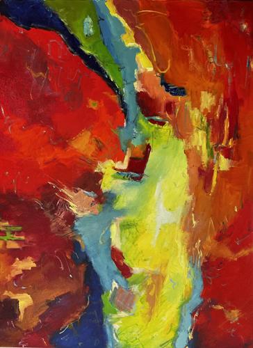 30x 40 Abstract Oil Painting