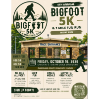 5th Annual Bigfoot 5K and 1 Mile Fun Run