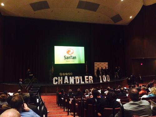 Filming the 2015 Chandler 100 Awards Ceremony