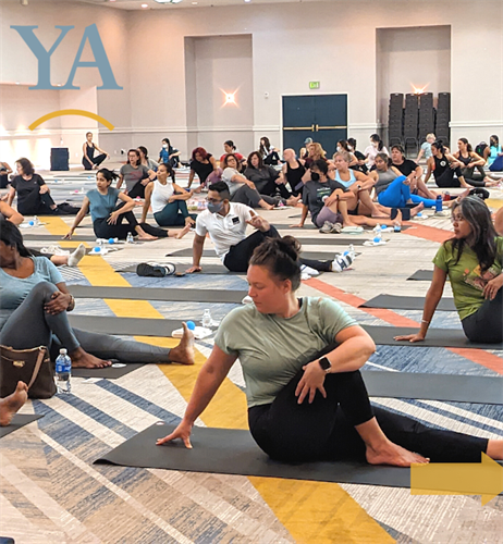 Convention Yoga at The Hyatt