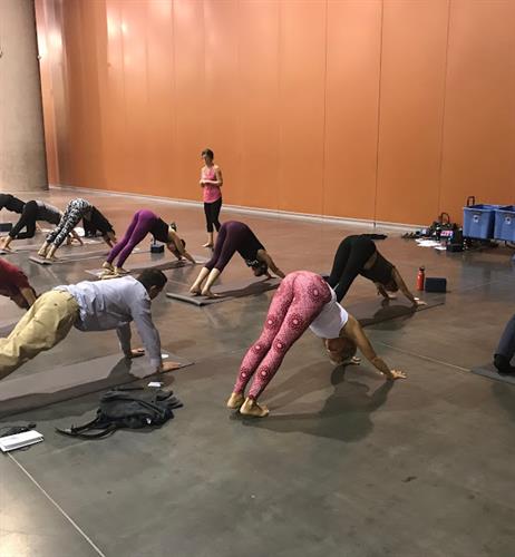 Convention Yoga at Phoenix Convention Center