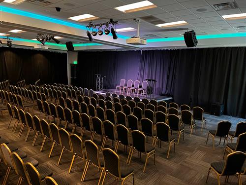 The Venue offers flexible set ups to accommodate groups from 20 to 200!