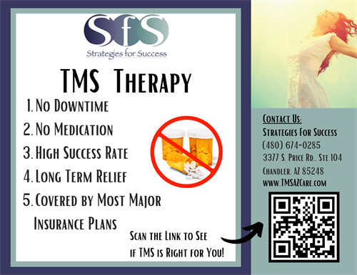 We Offer TMS Therapy in our Chandler Office! 
