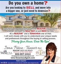 Tenacious AZ Real Estate Agent - West USA Realty