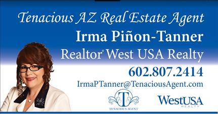 Tenacious AZ Real Estate Agent - West USA Realty