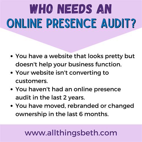 Who needs an Online Presence Audit?