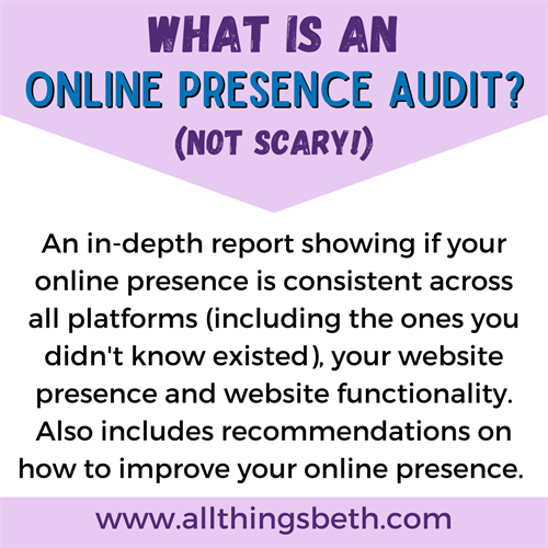 What is an Online Presence Audit?