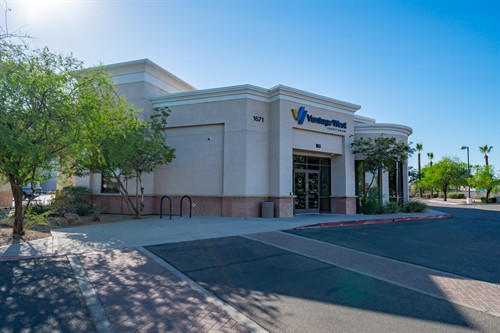 Front of building