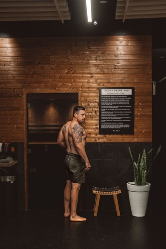 Entering theSauna Credit for photo goes to @slatemediacreative and @hannahlorsch