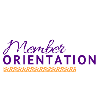 Member Orientation 101 PM