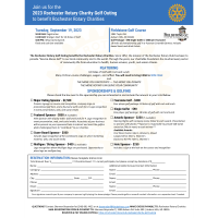 2023 Rochester Rotary Charity Golf Outing