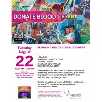 Beaumont Health Club Blood Drive