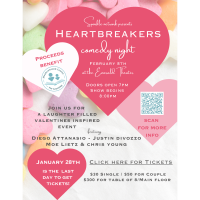 Heartbreakers Comedy Night to Benefit Meadowbrook Center for Learning Differences