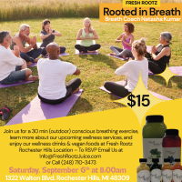 Rooted in Breath With Breath Coach Natasha Kumar at Fresh Rootz