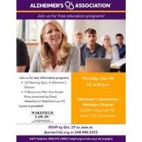 Alzheimer's Association Estate Planning Seminar