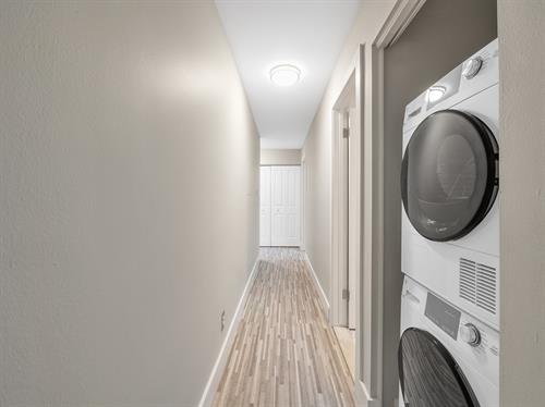 Washer and Dryer in Each Unit