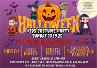 KIDS HALLOWEEN PARTY 2PM-6PM