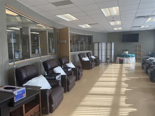 Our IV center is roomy, cozy, and has the perfect ambience to relax while you boost your health! 