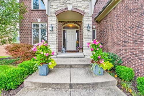 Making the Front walk inviting is always a must!